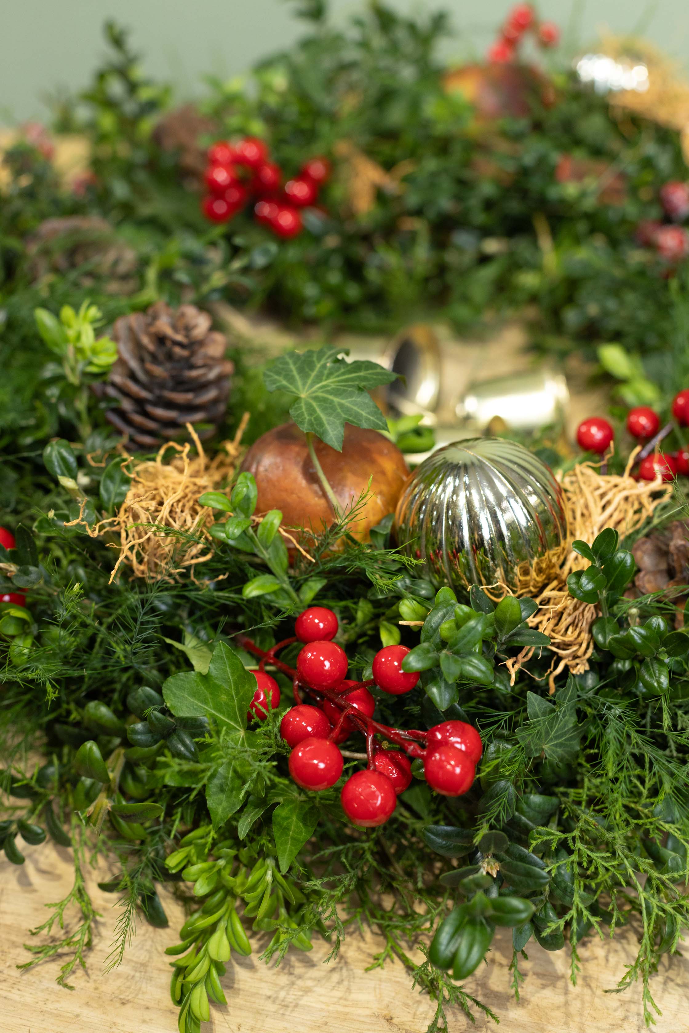 The Grand Holiday Door Wreath