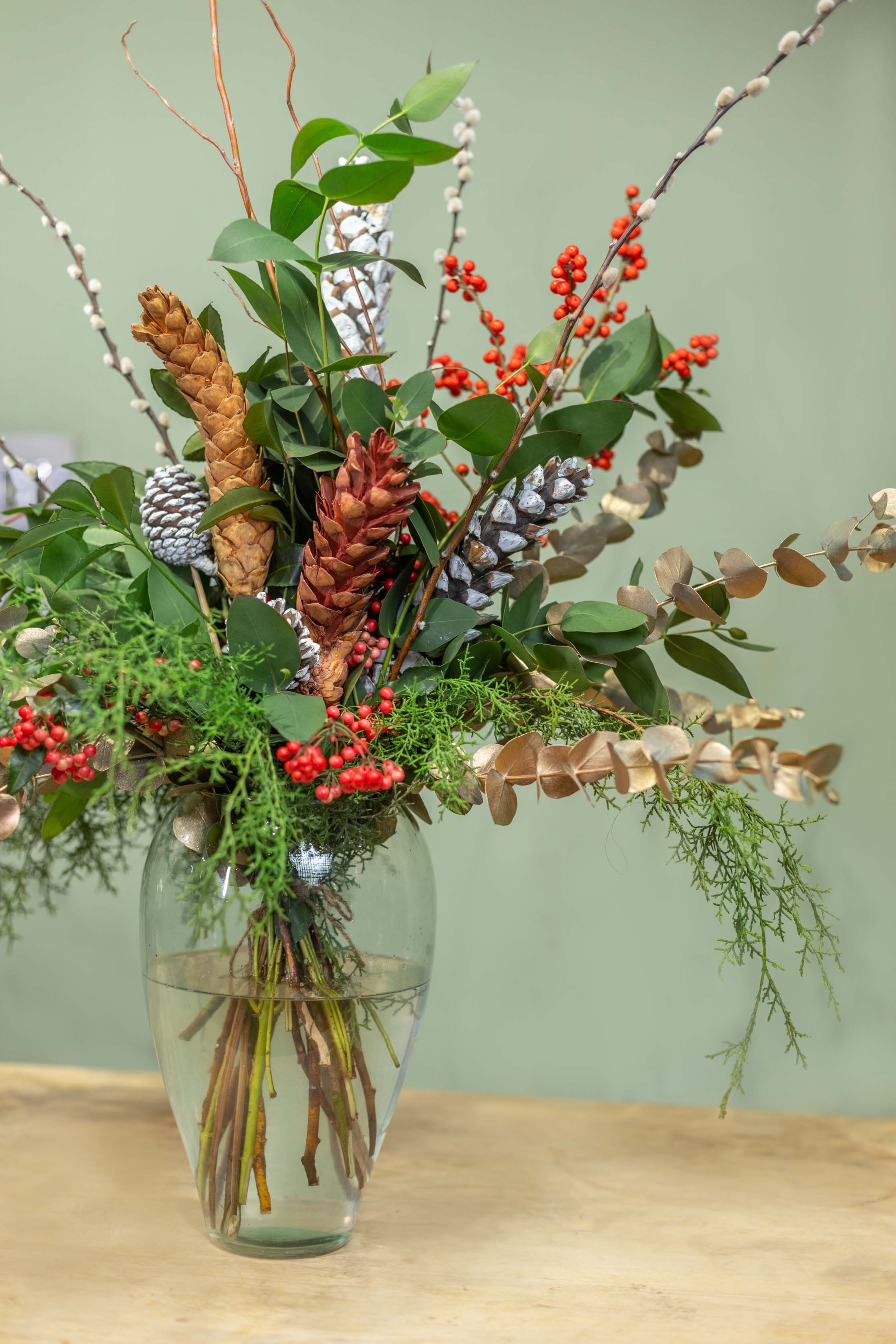 The Winter Christmas centerpiece