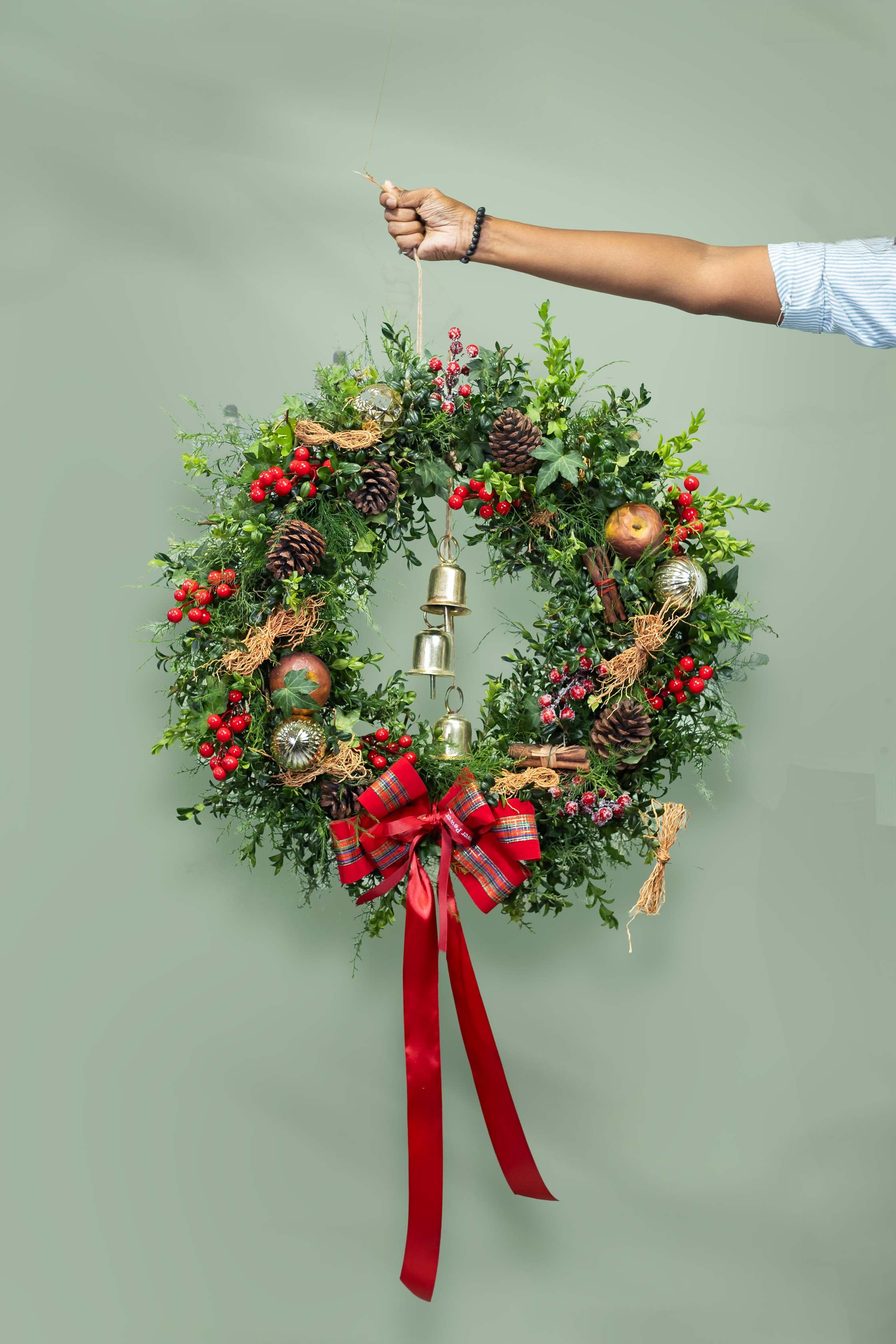 The Grand Holiday Door Wreath