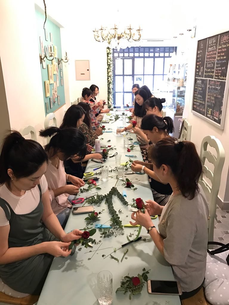 Bouquet making class