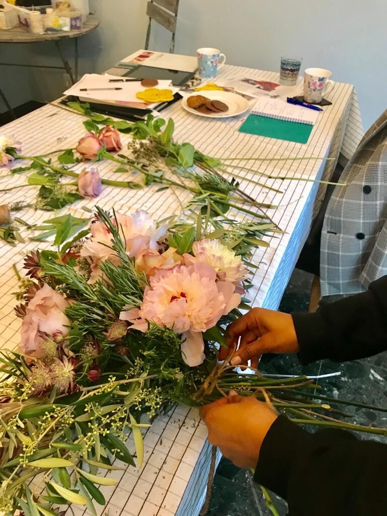 Student floral design
