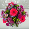 Pinks, purples and greens flowers, Birthday Wishes Bouquet , Wedding anniversary Bouquet , Compliment Bouquet